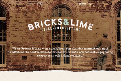 Bricks and lime